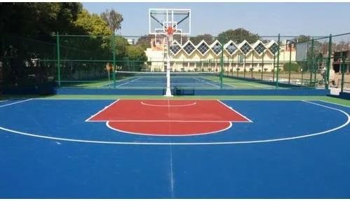 Outdoor Basketball Court Flooring