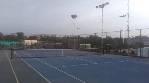 Acrylic 8 Layer Tennis Synthetic Flooring