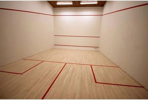 Flooring Material	          -     Wooden FlooringUsage/Application	  -     IndoorThickness	                  -    76-85mmArea / Size	                  -    705 SqftBrand	                          -    Excel Sports InternationalWe are one of the highly reliable firms in the market involved in delivering our clients with best quality of Maple Wooden Squash Court Flooring. This can be bought from us at cost-effective rates.Product Details:Abrasive resistancePrecise dimensionLong lasting