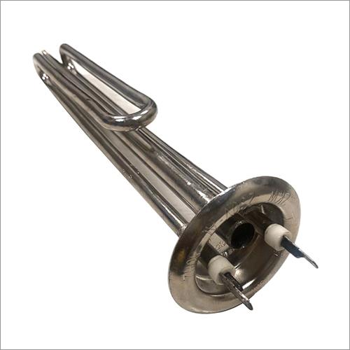 Welcome to our selection of high-quality electric water heater geyser elements. When it comes to providing consistent and reliable hot water for your daily needs, the heating element within your water heater plays a crucial role. Pooja Heating Systems the Leading Manufacturer and Wholesale of Kettle Elements, Geyser Heating Element. Our geyser elements are designed to ensure efficient heating, durability, and safety, making them an excellent choice for both residential and commercial applications.Key Features:Energy Efficiency: Our geyser elements are engineered to heat water quickly and efficiently, minimizing energy consumption and helping you save on utility bills.Fast Heating: With advanced heating technology, our elements offer rapid water heating, ensuring you have hot water whenever you need it, whether it's for a relaxing shower or washing dishes.Durability: Crafted from high-quality materials, our geyser elements are built to withstand prolonged usage without compromising performance. They are corrosion-resistant and designed to provide years of dependable service.Easy Installation: Installing our geyser elements is a hassle-free process. They are designed to fit seamlessly into various water heater models, making replacement or upgrade projects straightforward.Safety First: Safety is a top priority. Our geyser elements are equipped with overheat protection mechanisms to prevent any risks of overheating or malfunction. This ensures your peace of mind while using your water heater.Compatibility: We offer a range of geyser elements suitable for different water heater capacities and configurations. Whether you have a smaller residential unit or a larger commercial system, we have the right element for you.Minimum Order Quantity: 50 PieceHeater Type - Water HeaterMaterial	- CopperUsage/Application - GeysersCompatible Power - 1000WColor - SilverPlating - Nickel