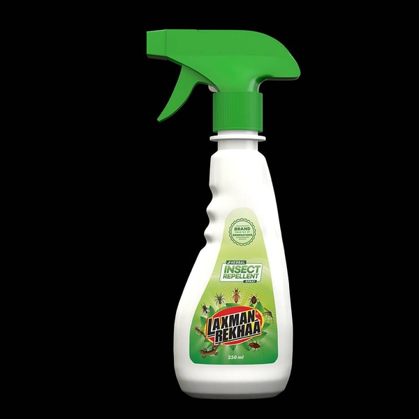 Presenting New Laxman Rekhaa Herbal Insect Repellent Spray for the problem of insects witnessed in home. Most people find cockroaches disgusting and unpleasant just by their mere existence so this is best herbal spray for cockroaches. They leave behind an unpleasant smell and have the potential to contaminate food, kitchenware, and other household objects.Laxman Rekhaa Herbal Insect Repellent Spray is natural insect mosquito repellent made with Cinnamomum Tamala 1%, Azadirachta Indica 1%, Mentha Piperita 3%, Ocimum Sanctum 1%, Pinus Palustris QS. It is used to repel cockroaches, Lizards, ants, flies, spiders, termites, bedbugs and mosquitoes. Consumers can use herbal base spray for its benefits like:Laxman Rekhaa Herbal Insect Repellent Spray formula harnesses the power of nature to keep pests away form entering your house. It repels insect to flee away from your residence once sprayed in your home. It's gentle on your family and the environment while being tough on pests.Unlike chemical-laden sprays, Laxman Rekhaa Herbal is free from harsh toxins and synthetic pesticides. It's safe for your loved ones and pets. Please note, its flammable so avoid using near running fire appliances.Experience the soothing aroma of natural herbs in our spray while spraying it around your home.🐾 Worried about your pets? Rest assured, Laxman Rekhaa Herbal Insect repellent spray is pet-friendly. It keeps your home pest-free without posing any harm to your beloved animals.Laxman Rekhaa Herbal Insect Repellent Spray effectively guards your home against a wide range of pests, including cockroaches, lizards, ants, flies, termites, spiders, bedbugs, and mosquitoes.With Laxman Rekhaa herbal spray for home insects, you can enjoy a pest-free home while promoting a safer, eco-friendly environment around your love ones. Choose nature's defense for a healthier, happier home.