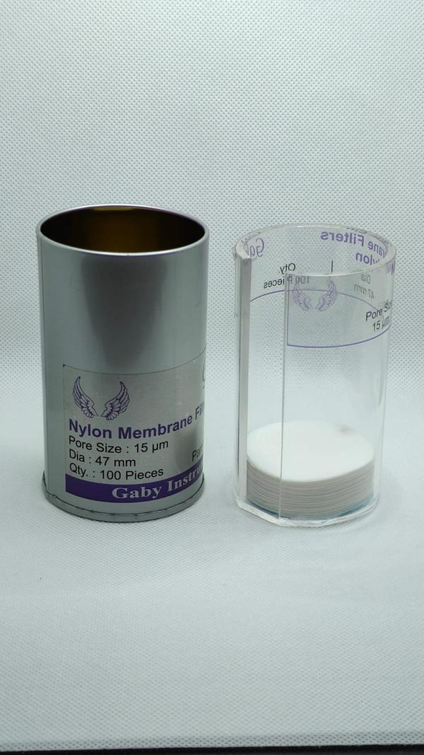 Nylon Membrane Filter 300-micron 47 mm 100/PackPore Size: 300micronDía: 47mm Material: NylonPack Size: 100 Filters Per PackageORIGIN: GABY INSTRUMENTS