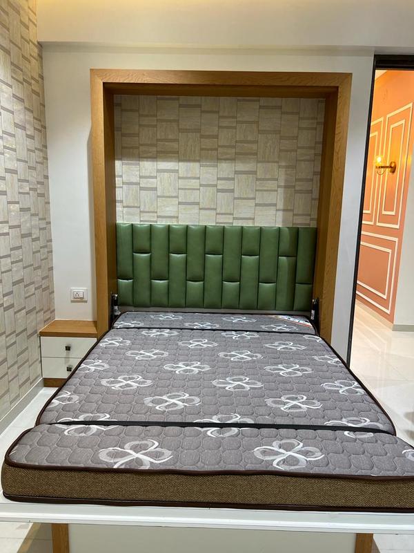 We Provides you high quality Modular Bed Set. A bedroom is the most important part of any house. This is the place where a person comes to get away from all the worries and stress. Our range of bedroom sets not only adds to the style quotient of the room but also makes it more appealing and warm. We have tried our best to come up with a range that is sophisticated, comfortable, stylish, modern and affordable.
Our beds provide highest comfort and quality. It is made from finest wood and matches international standards. They have excellent finishing and come in different colours and sizes to suit the requirements of our customers. The beds we supply have been crafted from finest teak wood to offer maximum comfort to the users. Before delivering these beds, we do a thorough quality check to make sure only the best gets delivered to our customers. We make every effort to make every bedroom unique.