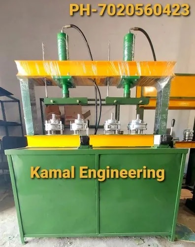 Raw Material	Pe Coated PaperMaterial	MILD STEEL bodyVoltage	230VProduction Capacity	3600/hrPaper Quality	60GSM - 140GSMAutomation Grade	FULLY AUTOMATICPhase	SINGLE PHASEFully Automatic Paper Plate Making Machine capacity is around 3600 paper plates/hr. Machine's all parts are branded and having one year warranty. We also provided Installation and training of machine.