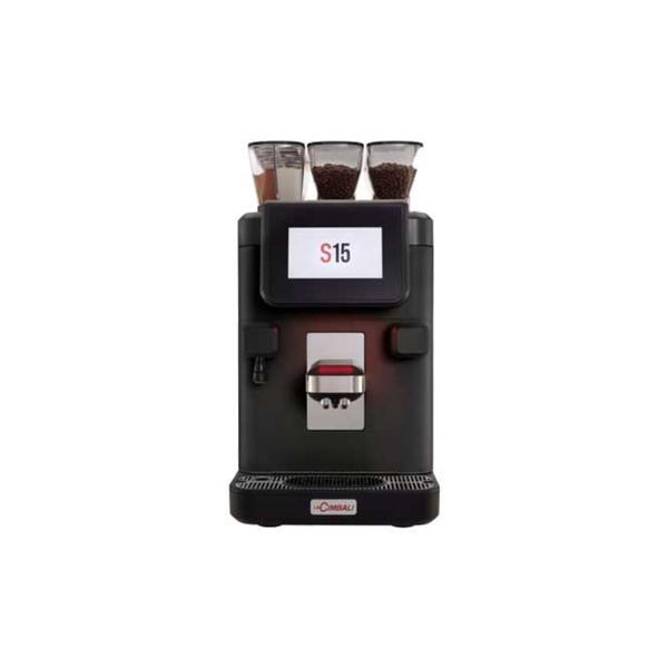Cimbali S15 is a fully automatic espresso machine equipped with a flexible, compact and intuitive technology designed for people with no barista experience to use. Cimbali S15 is an ideal product for busy places such as gas stations and hotels, as well as for small businesses such as mini-markets, patisseries or self-service restaurants. Cimbali S15 promises perfection by offering practicality and usefulness everywhere with its compact design. The side panels of Cimbali S15 are designed as new easy-to-open, while there is a single cover on the front that facilitates access to the interior components. Hot water, steam and main headings can be accessed from this front cover.