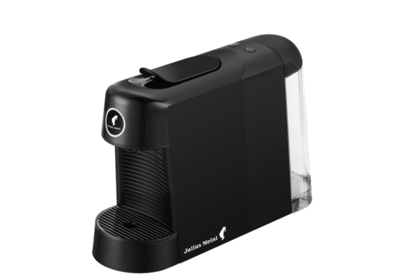 A compact capsule coffee machine with contemporary design and modern smoothlines, allowing it to fit into anywhere saving valuable counter space. Ideal for hotel  rooms, home use and very small offices.Patent brewing unit of soft handleRemovable water tank with flip open lidAdjustable drip tray to put small and big cupHighlighted design (LED light) with Julius Meinl logoDescaling setting and warningOverheating warning