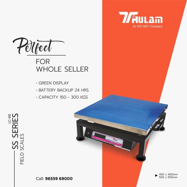 * SS MODEL WEIGHING SCALE