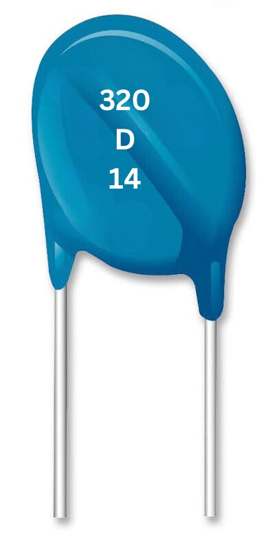 MOV MATTEL OXIDE VARISTOR 320 D 14
