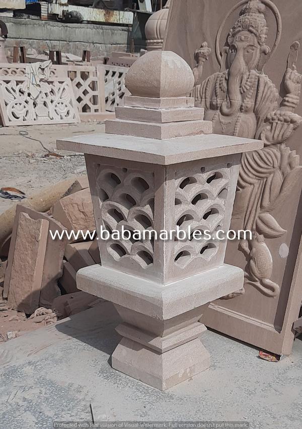 Sandstone Lamps available in many types stone like Jodhpur Pink Sandstone Lamp, Jodhpur Red Sandstone Lamps, Jodhpur White Sandstone Lamp, Jodhpur Brown Sandstone Lamps, Jodhpur Pink Sandstone Lamp, Jodhpur Red Sandstone Lamps, Jodhpur White Sandstone Lamp, Jodhpur Brown Sandstone Lamps, Natural Stone Lamp, Stone Light, Stone Jumar, Stone gate lamp, lamp with pillar, garden stone lamp, garden decorative lamp, road stone lamp, bungalow gate lamp, home gate stone lamp etc.Sandstone Lamps used in Front Elevation Cladding Work of Bungalow Projects, Hotels Projects, Temple Projects, Garden & Landscape Projects, Building Projects, Heritage Building Project, Road Projects, Monuments Project etc.Jodhpur Sandstone Lamp using Building / Bungalow / Hotels /Temple/Heritage Project like-  Front Elevation, Stone exterior & Interior Cladding, Stone Wall, Stone Jali, Stone Grill, Stone Pillar, Stone Jharokha, Stone Window, Stone Gate, Stone temple, Stone Statue, Stone Balusters, Stone CNC Engraving Work 2D & 3D, Stone Arches, Stone Lamps, Stone Fireplace, Stone Pedestal, Stone Bracket, Stone Deepak stand, Stone Boundary wall, Stone letterbox, Stone Nameplate, Stone Monuments, Walkways, Bird Bath, Counter Top Basins & Sinks, Roofing, Flooring, Paving, Paneling, Beams, Arches, Doors and Window Sills, Wall Facing, Fence Posts etc.Jodhpur Sandstone using Road Project work Like- Road Divider, Road Footpath Tiles, Roadside Barricades, Road Name Plates, Road Indicators, Roadside Pillar, Mile Stones, Kilometer Stone, Cercal Work, Roadside grill, Side Jali, Stone Planter, Stone Tree Guard, Decorative statue, monuments, Road Decorative Lamps, Stone Interlocking Blocks, Stone Karanja, Walkways etc.Jodhpur Sandstone using Garden & Landscape Projects Like- Garden Footpath Tiles, Stone  Walkways, Stone Fountain, Stone Waterfall, Stone Water Body, Stone Bird Bath, Stone Planter, Stone Decorative statue, Stone monuments, Stone Decorative Lamps, Stone Interlocking Blocks, Stone Pots, Stone Garden Decorative Items, Stone Wall cladding, Stone Balusters, Stone cnc grill & jalis, Stone Arches, Stone Fire Places, Stone Pedestal, Stone Bracket, Stone Deepak stand, Stone Boundary walls,  Stone Garden Temple, Stone Garden chhatree, Stone flower pots, Stone Statue, Stone Garden Gazebo, Stone Pebbles, Stone Vase, Stone Garden Table,  Chair, Stone Bench, Stone Pillar, Garden Front Gate etc.