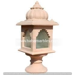 Jodhpur Stone Lamp Pink Red Sandstone Baba Marbles And Art Stone