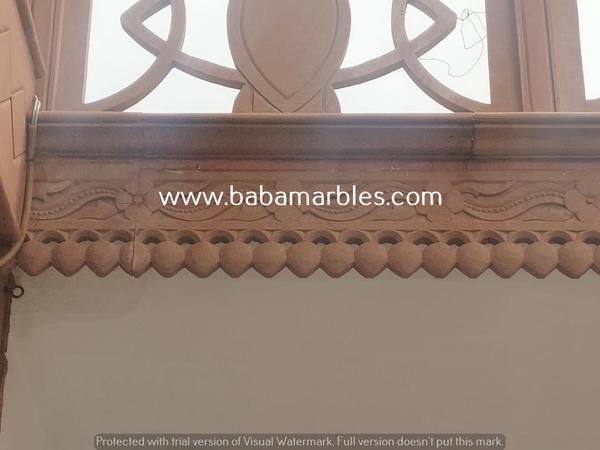 The Jodhpur Sandstone L-Stone is a distinctive architectural element that showcases the exquisite craftsmanship and cultural legacy of Jodhpur, a captivating city in Rajasthan, India. These L-shaped stone brackets, or 