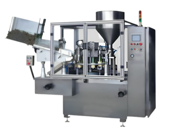 Tube filling and sealing machine designed for untouched and single machine process. Tube filling machines are manufactured in order to fill ointments, toothpaste and other material in a plastics tube, The tube filters are reliable and accurate filler system that offers clean filling of the tube a optimum speed. The role of tube filler is to measure the parameters for quality filling of tubes.* Design is cGMP - All product contact pris AISI 316 & non-contact paris AISI 304.* Capacities from 35,60,120 tubes per / min* Specially designed no tube no fill mechanism* Extremely accurate filling volume at each pump setting.* Tube changeover from one tube size to another.