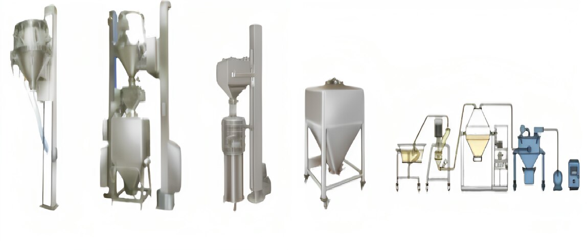 The Tippler-ifting and tipping device is a hydraulic device which is having an arm used for lifting and turning FBD bowl by 180. Thus it is used to unload bowl of fluid bed dryer trough milling to IBC Bin. The IPC Bin loader is used for transferring and discharging the material dust free and without human touch in pharmaceutical industries for Load powder in to HSMG, tablet press, blender & blister pack.The IPC Bin is use for handles, stores, transfers and mixes the material dust free and without human touch in pharmaceutical, foods & chemicals.The Pneumatic / Vacuum transfer system is unique dry material transfer system for dust free and avoid to human touch.
