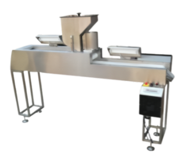 Suitable for Visual Inspection of Tablets from both the sides Design is cGMP - All Product contact parts AISI 316 & non-contact parts AISI 304 <<The output always depends upon tablet size and operator skill <<Easily movable and easy to dismantle for cleaning <<The belt is driven by 0.5 HP AC motor controlled through AC Variable Frequency Drive <<Tablet Inspection is suitable for visual inspection of tablets from both sides. An electronic regular can regulate the speed of feeding of the tablet. The tablets are inspected on one side and automatically get reversed and travel on a lower belt for inspection on the tablet's other side. The rejected tablets are removed by hand and passed tablets are routed to a container through a magnetic chute to hold any foreign/steel particulate. Inspection Belt Units are specially designed with Stainless Steel grade 304 and are equipped with Food Grade PVC endless belt.