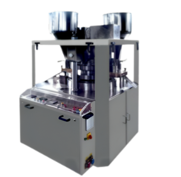 The double-sided rotary tablet press machine is designed to facilitate this process. A double rotary tableting machine is used to produce definite and simple tablets from powdered material. It is a very much widely used machine in various sectors like Pharmaceutical, Herbal medicine producing industry, Ceramics, and other industries that are related to this industry. A double rotary tableting machine is designed to work efficiently, the machine compresses the tablets with maximum cleanliness and accessibility. Therefore this simplifies the maintenance of the Rotary compression machine. Any machine operator can easily operate the Double rotary tableting machine. There is no much hassle in its operations.