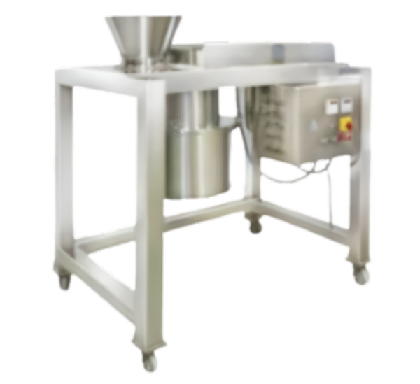 Cone milling is one of the most common methods of milling in the pharmaceutical, food, chemical and associated industries. They are typically used for size Reducation and deagglomeration or depumping or powders & granules. Generally used for reducing material to a particle size as low as 180um, (80 mesh) a cone mill produce's less dust & heat than alternative forms of milling. The gentle grinding action & quick discharge of correctly sized particles ensure tight particle size distribution (PSDs) are achieved.