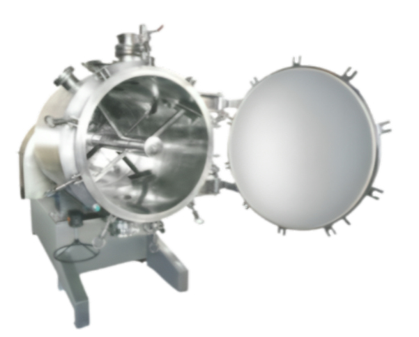 Agitated vacuum drying is an efficient method for removing volatile components from plastics, ceramics, metals, specially chemicals and other products. Due to the reduced pressure within the dryer, the liquid's boiling point is lower than in atmospheric conditions and drying can proceed at lower temperature. The entire drying chamber is well machined to bring about a avoiding localized overheating. The leak-proof front opening door ensures easy cleaning of the entire chambers.* Capacity - 5 Liters to 5000 Liters chamber volume.* The top-loading and bottom unloading facility provides for easy charging and discharging of the material.* The cyclonic trap prevents the fine dust of the dry material from flying into the vapor condeser.* The Condenser and the condensate collection tank prevent the vapors from entering the vacuum pump.
