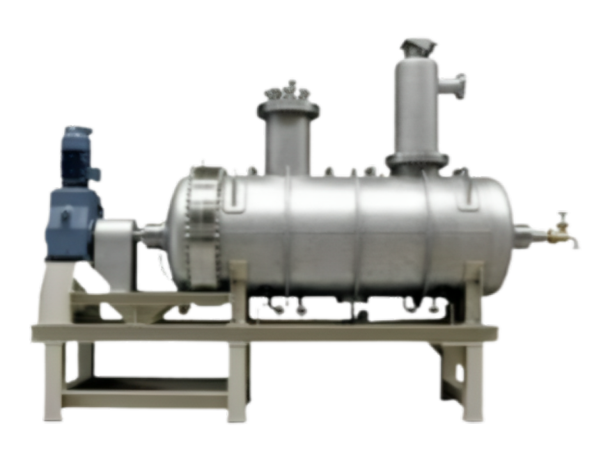 The Paddle Vacuum Mixer Dryer is Suitable for mixing and drying the material which can not operate at low Temperature easily oxidized, poisonous in nature. It operates at low Temperature efficiently under vacuum. It is used for raw materials drying and mixing powder or granules of Pharmaceutical Materials, Crystalline, Insecticides, Pesticides, and Food Industry and heat sensitive products.* Continuous rotation of ribbon blade, material will make continuous movement motion in the container and reach to uniform mixing and drying at low temperature.* Dust free Operation.* High Vacuum Operation* Fast and Uniform homogeneous mixing & draying at low temperature.* Solvent Recovery* Continues vacuum maintain during process.* Very low value of final moisture even at low drying temperatures.* Peddle mixer capacity - 100 liter - 1000 liter.