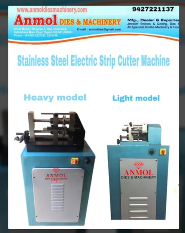 Stainless Steel Electric Strip Cutter Machine