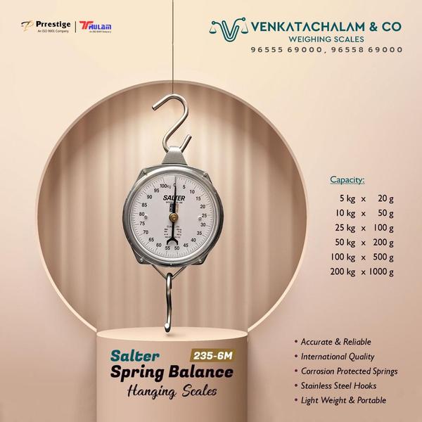 * SALTER SCALE* HANGING SCALE* 100 Kg WEIGHING SCALE