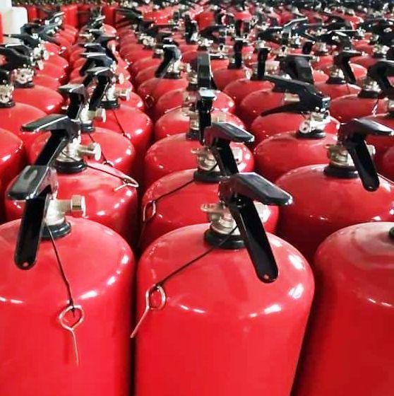 Our Modern Refilling Plant is fully equiped, and having with latest model Powder Removal cum Filling machine, Nitrogen Filling machine, Filling Chamber, Hydro Test machine, Water Trough, Weighing Scale etc. We follow strict quality and best engineering practice in field. Refilling of Fire Extinguishers is a sophisticated task. It involves removal of old powder or cleaning of residue powder, changing 'O' rings, washers, springs or full control valves. Then leak test with dry Nitrogen gas prior to fresh powder filling and then pressurisation to required level. Refilling is done for ABC type Fire Extinguishers, Dry Powder Fire Extinguishers, Water, Foam, Co2 type extinguishers in Portable and trolley mount capacity of all brands. We maintain sufficient replacement spares for any brand and capacity. Further the hydro pressure testing of body will be carried automatically in our workshop for every 5 year old cylinders from the manufacturing date or as per request