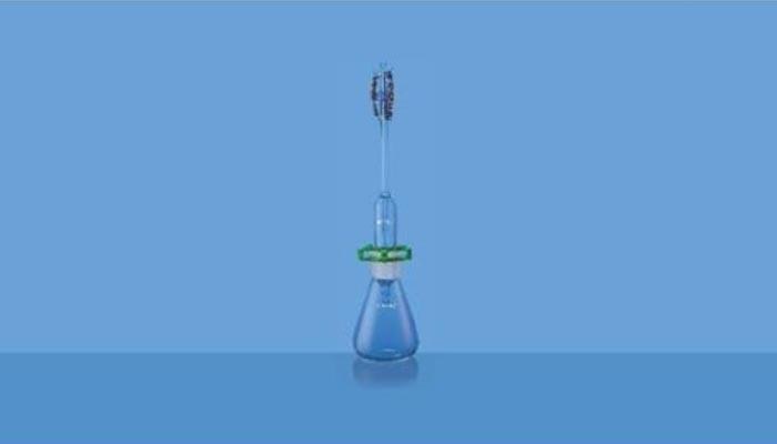 It is a rapid inexpensive and effective apparatus to produce controllable amount of common gases such as hydrogen sulphide, carbon dioxide, etc. It is quickly charged and assembled and simple to operate.