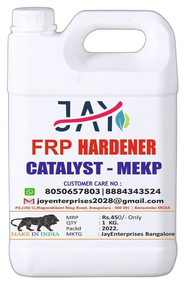 MEKP Catalyst for polyester and vinylester resin and gelcoat systems including our GP Polyester Resin, Clear Polyester resin, ISO Polyester resin.Cobalt accelerator for polyester and vinylester resin and gelcoat systems including our GP Polyester Resin, ISO Polyester resin.MEKP Catalyst & Cobalt accelerator is typically used as a polyester resin catalyst, fibreglass catalyst or vinylester resin systems at a ratio of between 0.5 and 3%, according to the pot-life and cure speed required and the ambient temperature. Always follow the guidelines that accompany your specific resin system.
