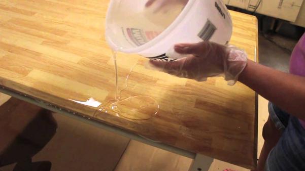 Make your furniture or other surfaces shine while being protected with this Tabletop Epoxy Resin. It's a super gloss clear polymer that's used for coating wood, veneer, or metal. it can also coat stone, painted surfaces, tabletops, and many other surfaces. This tabletop resin will provide a rich super gloss look and protect from scratching and air humidity. There's no odor with this formula. A 1-gal crystal clear kit covers approximately 25 sq. ft (layer thickness 1.5mm-2mm). The kit contains two parts including .5 gal of resin and .5 gal of hardener, which should be mixed at a one-to-one ratio by volume. Make your surfaces extra shiny while getting the extra bonus of protection with this Tabletop Epoxy Resin.East Coast Resin Tabletop Epoxy Resin, 1-Gal Kit, Crystal Clear:This clear resin has a new and improved UV resistance formula.Detailed instructions are included with each kit.Surfaces coated with this product are very durable, water resistant and maintenance and care are much easier.