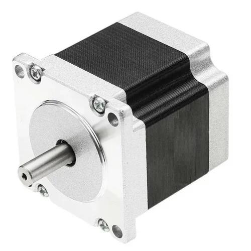 A hybrid stepper motor is a combination of adjustable reluctance and permanent magnet motors. The rotor of a hybrid stepper motor is axially magnetized as a permanent magnet stepper motor and the stator is electromagnetically energized as a variable stepper motor.