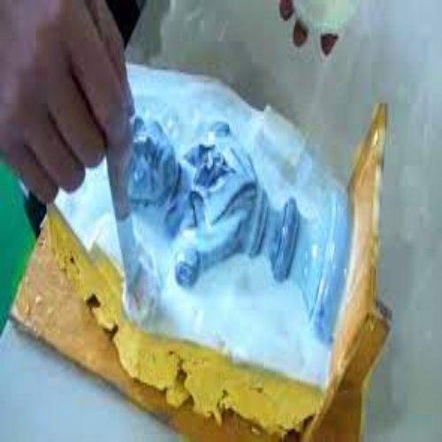 bout this item(LSR -220 FAST CURING 20 SHORE HARDNESS 1KG PACK) will reproduce the finest detail and are suitable for a variety of industrial and art related applications including making molds for reproducing prototypes, furniture, sculpture and architectural elements. Lsr-2, Lsr-220, Lsr-225 silicones can be thickened with THIX additive for brush-on applications.(USES) Use this versatile product for making molds of all kinds, including resin, wax, candle, soap, and architectural details, statues, and figurines. FAST CURING Cures at room temperature within 3-5 hours. An exceptional fluidity and good operability, easy to demold. Good tensile and tear strength, low shrinkage SHORE A HARDNESS 20ᵒA - This scale measures the hardness of flexible rubber molds. A 20ᵒA hardness is in the very soft range in molding grade.(LOW VISCOSITY) You can easily mix and pour this rubber compound, creating one-block or two-block pieces or replicas with no vacuum degassing required(MIX RATIO) Our silicone rubber compound has a 100:5 mix ratio, making it easy to use and resulting in flexible, viscosity-free molds. Easy to use silicone rubber compound features a convenient mixing ratio by weight. Use weighing machine for proper measurement and to avoid mistakes(QUALITY) Our liquid silicone rubber is durable and flexible, which means it can be reused multiple times without losing its shape or quality(ADVANCED FORMULA) It is odorless and doesn't release harmful fumes, making it a healthier option compared to other types of mold-making materials(CUSTOM PROJECT) Create custom silicone molds for your crafts and DIY projects with our high-quality, safe liquid silicone rubber.