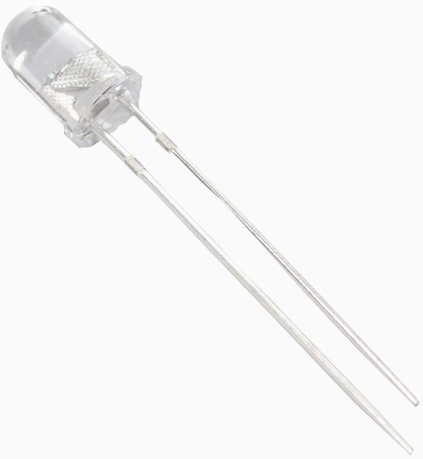 3MM WATER CLEAR ROUND LED available in RED ,GREEN, YELLOW , ORENAGE colour.