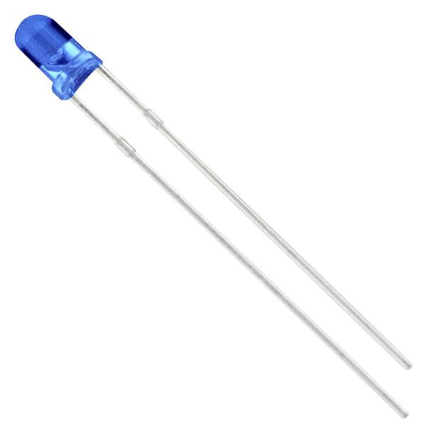 3MM WATER CLEAR ROUND LED BLUE