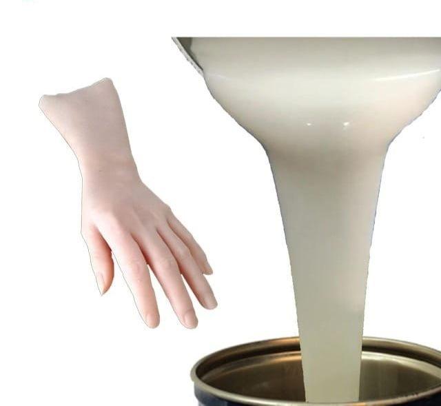 Live casting is the process of making a mold of a living human body. Silicone rubber is an industry standard for reproducing details from the human body. Some types of silicone rubber for live casting and skin casting include: Live casting is the process of making a mold of a living human body. Silicone rubber is an industry standard for reproducing details from the human body. Some types of silicone rubber for live casting and skin casting include: Live Casting Skin Casting Silicone RubberThis rubber is translucent, has a platinum catalyst, and is technical grade. It can be used for mold making and has a curing time of 15 minutes.LifeRite Skin Safe Silicone Rubber Body Casting CompoundThis rubber is skin-safe, long lasting, and can be applied directly to the body. It's used by sculptors and special effects artists.Body DoubleThis rubber is the industry standard in Hollywood and the medical industry. It can produce many castings and cast many different materials into a long lasting mold.Other materials that can be used for lifecasting include: Plaster, Alginate, Waxes.