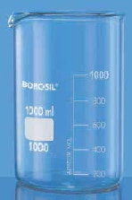 Whether it is research, industry or education, the Beaker has a wide range of applications. This simple container, used for stirring and mixing liquids, is also ideal for heating them. Controlled wall thickness at the sides, radius and the base, ensures a fine balance between the thermal resistance and mechanical strength, to enable effective heating. Many Beakers also have a spout that makes pouring easier and more precise.BOROSIL Glasswares are best-in-class products with several advantages. They have a high level of thermal shock resistance and a high operating temperature. Besides using USP type I borosilicate glass constant quality control checks are conducted throughout the production process to ensure uniformity of the wall thickness. Such uniform wall thickness distribution prevents uneven expansion and stressing of the glass that often results in a failure.Beakers are mainly used as heating vessels. The tall-shape design of the Beaker is ideal for heating in a liquid bath, especially when the contents need to be kept distinctly apart from the surrounding medium or materials.BOROSIL brand Low form Beaker (Cat No. 1000) and BOROSIL brand Tall Form Beaker (Cat No. 1060) are two popular styles used for storage and mixing.BOROSIL offers full range of beakers to suit every application