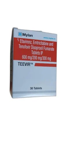 Minimum Order Quantity	5 BottleDose/Strength	600/200/300mgTreatment	HIV infectionPrescription/Non prescription	PrescriptionPackaging Type	BottleDosage Form	TabletPackaging Size	1x30Form	TabletBrand	MylanTeevir Tablet is a combination of antiretrovirals medicines. It is prescribed to treat HIV (human immunodeficiency virus) infection. It boosts up the immunity to fight against HIV to manage or treat AIDS (acquired immunodeficiency syndrome).