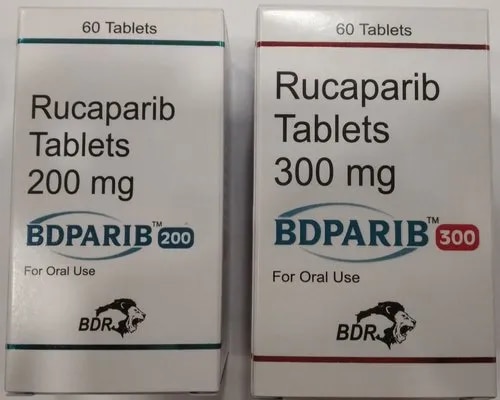 Packaging Size	60 tabletsBrand	BDPARIBComposition	RucaparibManufacturer	BDR PharamceuticalsTreatment	Ovarian CancerPrescription/Non prescription	PrescriptionBDPARIB is Indicated for maintenance treatment of recurrent epithelial ovarian, fallopian tube, or primary peritoneal cancer in adults who are in a complete or partial response to platinum-based chemotherapy