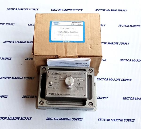 METRIX 5550-021-111 VibrAlert Vibration SwitchMade In USA