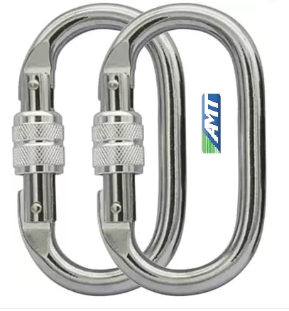 CARABINER which we are manufacturing are made of Premium quality material SS303 which never rust and tensile quality is very good and load tested minimum 15kn passed.They were designed to handle load-bearing tasks such as belaying and are used across a wide range of industries as well as sports and recreational activities. If you have a few carabiner hooks laying around, there are so many things you can use them for. The simplest thing that you can do is tie a piece to each end of a rope.They are used in trollies/mountain climbing and so many other things