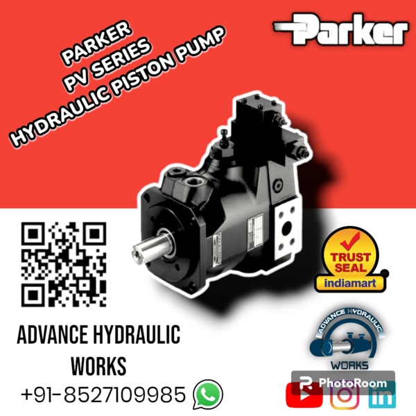 Parker PV140R1L1T1NMMW Hydraulic pump. The Parker PVplus series is a range of high-performance hydraulic piston pumps designed to meet the demands of both industrial and mobile applications. These pumps are engineered with advanced metering and control systems, high-quality materials, and robust construction to ensure dependable, efficient, and enduring operation. With ease of installation, operation, and maintenance, the PVplus series proves to be an optimal choice for a wide variety of hydraulic systems. Its combination of performance, reliability, and user-friendliness has established the PVplus series as a preferred option among hydraulic system designers and engineers.