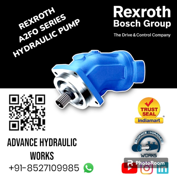 Rexroth A2FO200 bent axial piston pump are being widely used in metal extrusion industries. Rexroth A2FO200 Hydraulic Pump is the high pressure developer or generator. Rexroth A2FO200 fixed hydraulic pump works very precisely and accurately without any sound or vibration.Specifications:MNR R902024720Displacement: 200CCFlow: 400ltr @ 2500rpmKeywords:Rexroth hydraulic pump, rexroth fixed Hydraulic Pump, rexroth fixed Hydraulic Pump dealer, Rexroth A2FO80 Hydraulic Pump, rexroth A2FO200 Hydraulic Pump price. Hydraulic pump price list.