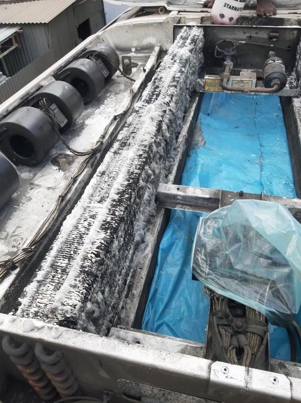 NON-acid aluminium cleaner and brightener Powerful foaming action – quickly dissolves dust and dirt deposits.Cleans thoroughly from inside out.Strips off harmful insulating deposits.Saves up to 15% on energy.Economical – can be diluted up to 20 parts water.Easy to use and versatile.Contains bio-degradable surfactants. Dilution – 1. For Heavy dirt coils: 1:4 parts of water.    2. for medium dirt use 1:8 or 10 parts of water    3. For fins brightening use 1: 20 parts with water.Approximately 4 Liters is needed to clean a 8’ x 4’ single row AHUApplication Area: Hotels, Hospitals, Pharmaceutical Industries, Engineering Industries, Software Parks, Air conditioning contractors etc.