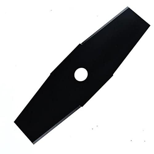 About this itemMaterial: Carbon Steel; Colour: Black; Powered By: Gasoline-PoweredDimensions (L x B x H): 305 x 90 x 1.6 mmSafety Instructions: Blades Shouldn’t Come In Contact With Stones During High Rpm, It Can Cause Damage To The Blade.; Included Items: 1 Blade; Diameter: 12 InchesCarbon steel material with 1.6 mm thickness used for cutting thick bushes, grass and weeds. This blade model is compatible with brush cutters brands like Honda, stihl, kisan kraft, Mitsubishi. High quality product with powder coating. Weather resistant.; weight: 250G gSuitable for any brush cutter machine