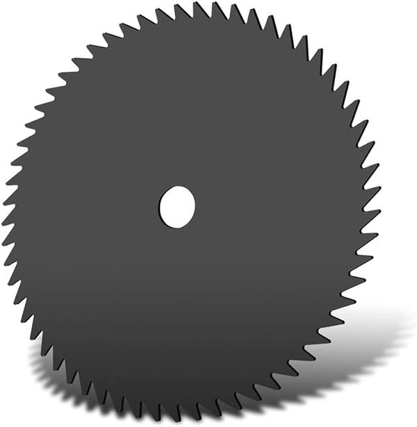 40 Teeth Blade 255 mm diameter 25.4 mm bore diameter/ Material: MetalHigh Quality, Heat Treated Steel. Smooth Powder Coated steel surface finish.Ideal for cutting tree branches upto 4 inches and also used for cutting paddy and wheat.Professional manufacturing, exquisite workmanship, with high precision and reliability
