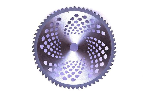 About this itemMATERIAL - HEAVY DUTY ALLOYTYPE: GARDEN TOOL PARTSUSED FOR CUTTING SMALL WOOD BRANCHES OF 2-4 INCHPLEASE USE PROTECTIVE GLOVES WHEN FITTINGSUITABLE TO ALL BRUSH CUTTER MACHINE