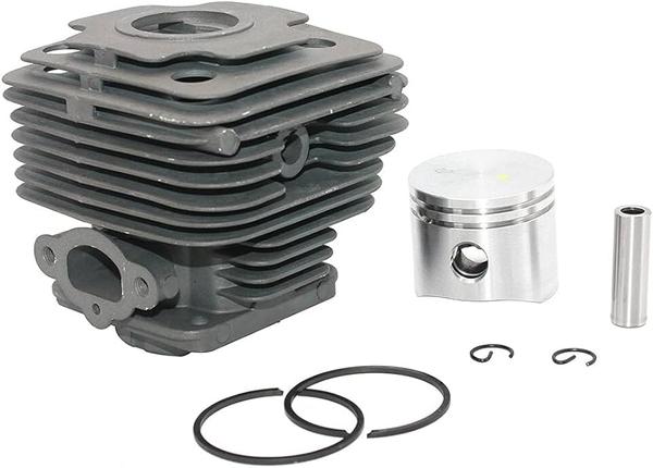 1. As the cylinder piston assembly and complete set of accessories, they are fit for 58cc Chainsaw . 2. Professional manufacturing and superb craftsmanship help to provide the best performance. 3. High quality materials, cylinder and piston kits are durable, wear‑resistant, long service life. 4. Easy installation, stable performance, a direct replacement for the old and broken one. 5. The perfect accessories for garden tools can effectively extend the service life of the machine. Specification: Item Type: Cylinder Kit Material: Aluminium Alloy Color: As shown in the picture Cylinder Piston Diameter: Approx.45mm/1.8in Weight: Approx.457g/16.1oz Application: Suitable for chainsaw gasoline/oil chainsaw spare parts