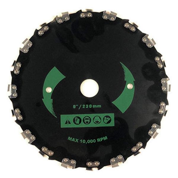 SADAIV NIPUN MAKE IN INDIA Heavy Duty Carbon Steel 40T BLACK Blade for Brush Cutter is a attachment of Grass / Brush Cutter Used to trim Grass & Weeds Material of blade is heavy duty Steel with thickness of 1.5 MM.