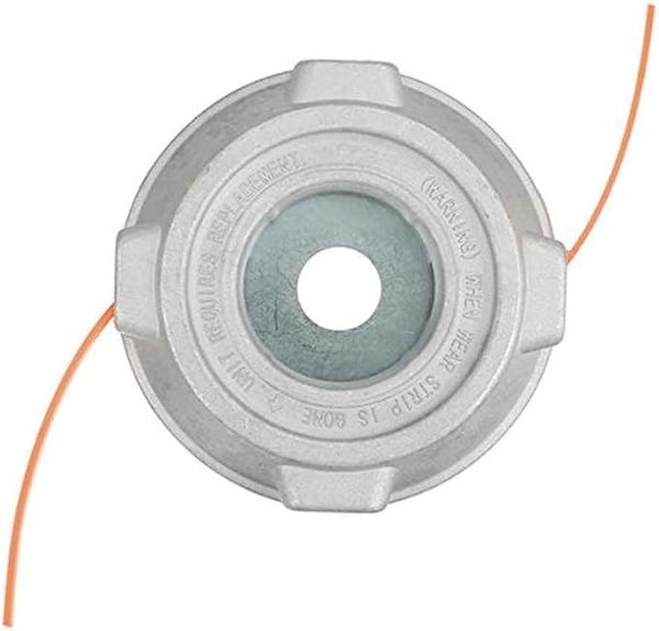 Sadaiv Nipun Aluminum Grass Trimmer Head Brush Cutter Head not a Tap n Go with 4 Nylon Lines for Brush Cutter Big Brush Cutter Blade Heavy-Duty Aluminium Trimmer Head. Universal Compatibility: Our trimmer head is compatible with a wide range of trimmers, ensuring it fits seamlessly with your existing equipment. Tap 'n Go Technology: Say goodbye to interruptions during your trimming sessions. The Tap 'n Go feature allows you to effortlessly advance the trimmer line with a simple tap, so you can keep working without hassle. Big Brush Grass Cutter Blade: When the going gets tough, our Big Brush Grass Cutter Blade steps in. It's perfect for clearing dense vegetation and tackling stubborn weeds in rocky fields. Durable Aluminium Construction: Crafted from high-quality aluminium, this attachment is built to withstand the rigors of heavy-duty use. It's tough enough to handle rocky terrain while remaining lightweight for easy maneuverability. Easy Installation: Installing the Universal Aluminium Trimmer Head is a breeze, and it comes with all the necessary hardware for a secure fit. Enhanced Efficiency: With this attachment, you can significantly increase your efficiency and get more done in less time. It's ideal for professional landscapers and avid gardeners alike. Versatile Use: Whether you're maintaining a large agricultural property or simply taming the wild growth in your backyard, this trimmer head and blade combo will rise to the occasion.