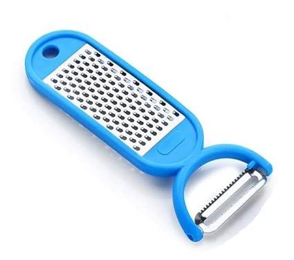 Food Prep Done Fast Shred a block of cheese in no time with this wonderful product that is effective and durable. This professional version has a contoured shape that is wider than our original grater and makes grating cheese and soft foods easy and also allows for a greater holding capacity.Take pride in your Mastery of the Culinary Arts:One simple kitchen tool that will completely improve the taste and texture of what you prepare. Skip the food processor which is a hassle to clean and gives subpar results. Trust us, you want this.Safety SlicerThis vegetable slicer with the assurance of ample safety. It helps you slice your vegetables with ease without resulting in sudden cuts and bleeds, thanks to the thoughtful positioning of the blade.Fine and Precise CuttingThe blade of this vegetable slicer is so designed that it results in moderately thin slices. The perfect slices let you fry the vegetables into delicious, crispy snacks, or cook them to make a gravy.Sharp BladeThe blade of this vegetable slicer is sharp enough to let you cut your vegetables effortlessly. You do not have to use too much force, which can tire out your hands.
