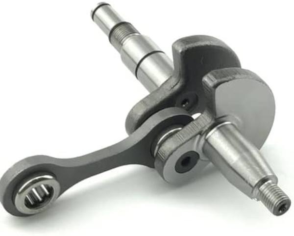 Reliable Work: Suitable for chain saw, the crankshaft ensures better control and stable working.Perfect Match: Promising perfect match, the crank shaft accessory has integrated design for simpler operation.Good Material: Coated with duty paint, the good alloy steel material has excellent durability for long term use.Easy to Install: surface together with compact size and light weight enables easy and quick installation.Chain Saw Crankshaft Fit for Chinese China Chainsaw 4500 45cc 5200 52cc 5800 58cc Petrol Chainsaw Spare Parts