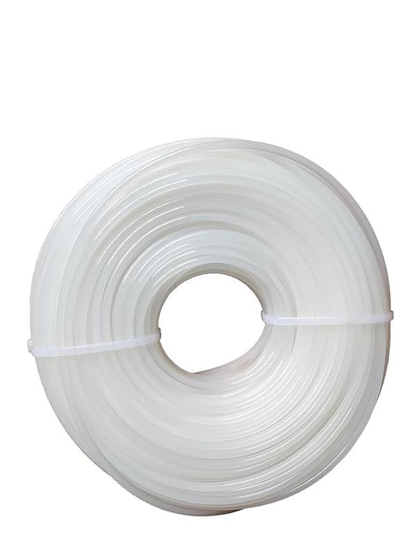 Sadaiv Nipun White Rope Saw Roller Square Rope Saw Roll Fit Nylon Wire Brush Grass Trimmer Replacement Parts 3.5 MM 30 Fit Trimmer Line Square High-quality nylon material: this brush cutter thread replacement thread is made of high-quality nylon material, is strong and durable, robust, not easy to break and has a long service life Compatibility: the diameter of the trimmer line brush cutter thread is 3.5 mm, suitable for all types of weed cutters, ideal for trimming weeds outdoors in spring and summer, making the garden tidy. Can be cut to size: you can get a total of 30 m trimmer line for grass trimmers with a diameter of 3.5mm and cut it to a suitable length as needed Easy to use: this trimmer line is very convenient to use, you just need to install our grass cutting rope on your grass trimmer (please pay attention to the model of the machine before purchasing). Essentials trimmer line for brush cutters: the 3.5 mm grass trimmer thread is an indispensable accessory for trimming weeds in outdoor gardens. It can make your garden cleaner and tidy.